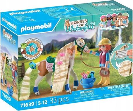 PLAYMOBIL HORSE OF WATERFALL 71639 ELLIE Z KONIEM zestaw dla dzieci +5 lat