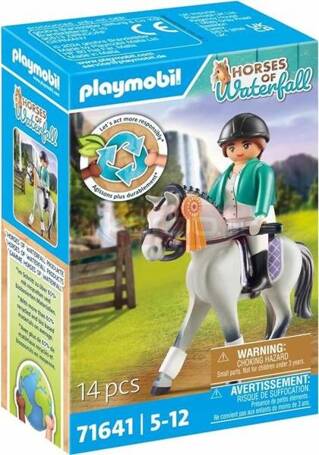 PLAYMOBIL HORSE OF WATERFALL 71641 JEŹDZIEC TURNIEJOWY