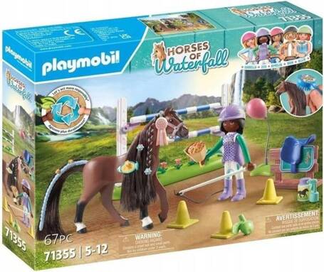 PLAYMOBIL HORSES 71355 ZOE I BLAZE Z PRZESZKODAMI