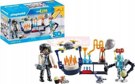 PLAYMOBIL MYLIFE 71450 NAUKOWIEC Z ROBOTAMI