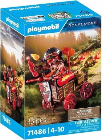 PLAYMOBIL NOVELMORE 71486 POJAZD WYŚCIGOWY KAHBOOMA