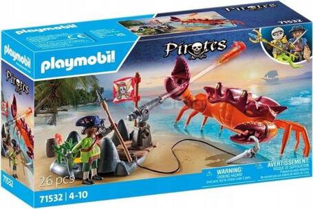 PLAYMOBIL PIRATES 71532 WALKA Z OGROMNYM KRABEM