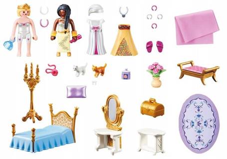 PLAYMOBIL Princess 70453 Sypialnia księżniczek