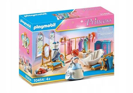 PLAYMOBIL Princess 70454 Garderoba z wanną