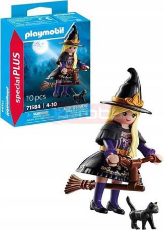 PLAYMOBIL SPECIALPLUS 71584 CZAROWNICA Z KOTEM