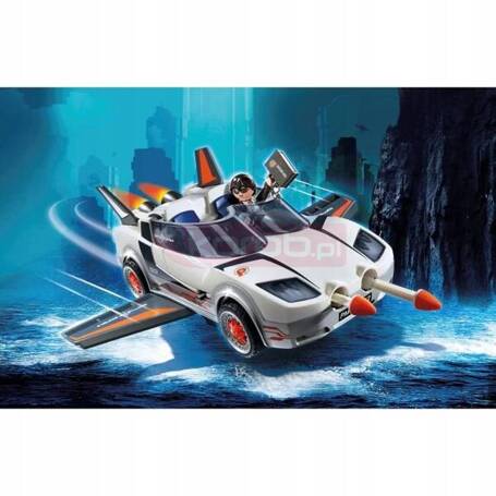 PLAYMOBIL TOP AGENTS 71587 AGENT P SPY RACER