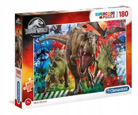 PUZZLE 180 JURASSIC WORLD DINOZAURY 29106