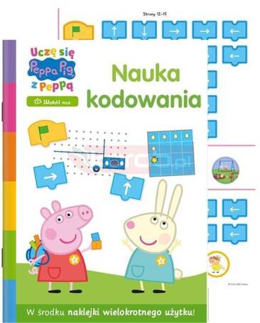 Peppa Pig. Uczę się z Peppą. Nauka kodowania cz.1