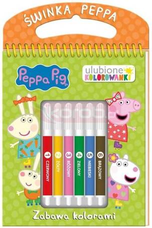 Peppa Pig. Ulubione kolorowanki 3. Zabawa kolorami