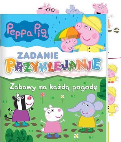 Peppa Pig. Zadanie Przyklejanie