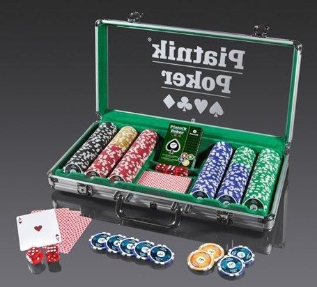 Piatnik Poker Alu-Case - 300 żetonów 14g PIATNIK