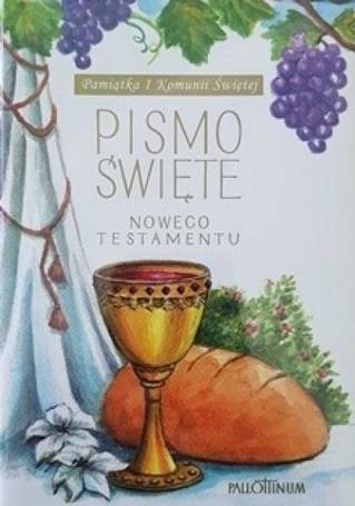 Pismo Świete - NT duże (komunia, winogrono)