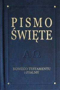 Pismo Święte NT i psalmy - De Luxe, granat