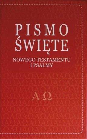 Pismo Święte Nowego Testamentu i psalmy - czerwone