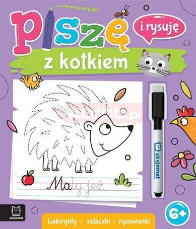 Piszę i rysuję z kotkiem. Labirynty, szlaczki ...