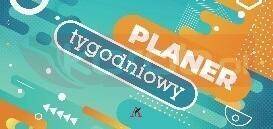 Planer 2025 biurkowy leżący tygodniowy poziomy