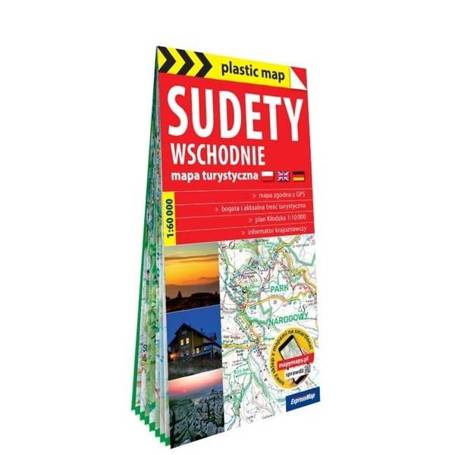 Plastic map Sudety Wschodnie 1:60 000 w.2023