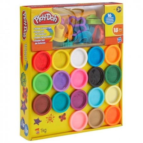 Play Doh 18 kolorowych tub