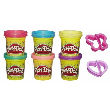 Play Doh A5417 6 tub błyszczące