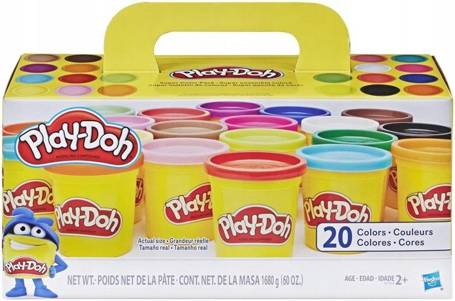 Play Doh Zestaw 20 tub walizeczka A7924