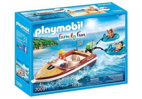 Playmobil 70091 Łódź motorowa z pontonami