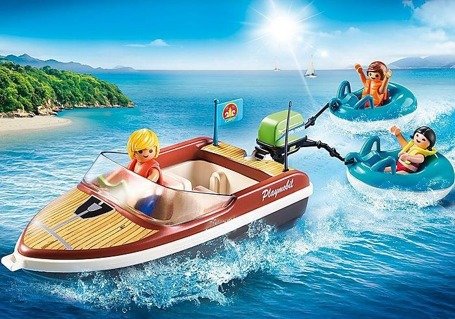 Playmobil 70091 Łódź motorowa z pontonami