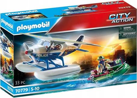 Playmobil City Action 70779 Policyjny samolot wodny