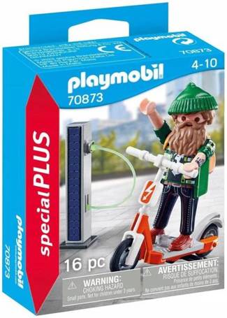 Playmobil Specjal Plus 70873 Hipster z elektryczną hulajnogą