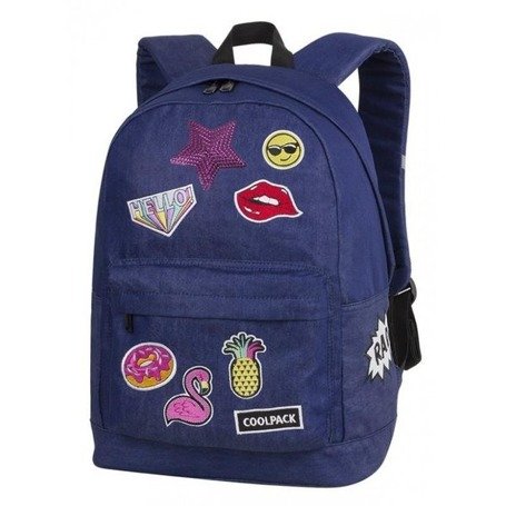 Plecak miejski Cross Badges Girls Denim CoolPack