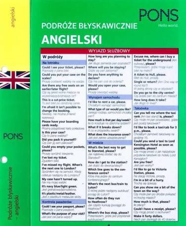 Podróże błyskawicznie. Angielski