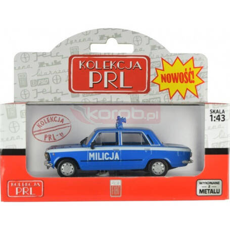 Pojazd PRL Fiat 125P Milicja 