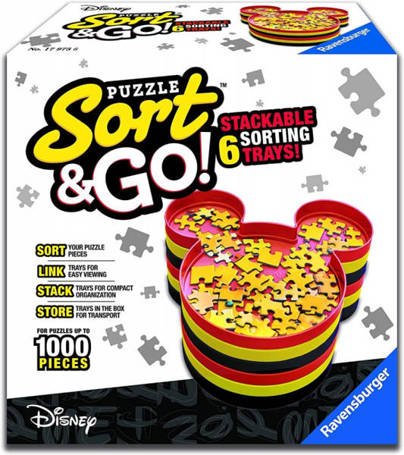 Pojemniki na puzzle Mickey's Sort&Go! 