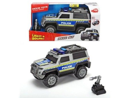 Policja SUV srebrna 30cm