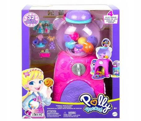 Polly Pocket Miś automacik superniespodzianka HJG28