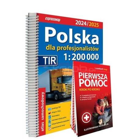 Polska dla profesjonalistów atlas + pierwsza pomoc