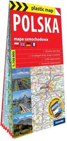 Polska - mapa samochodowa 1:700 000 w.2025