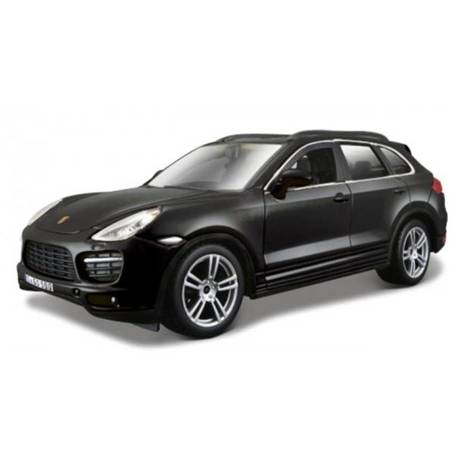 Porsche Cayenne Turbo Black 1:24 BBURAGO