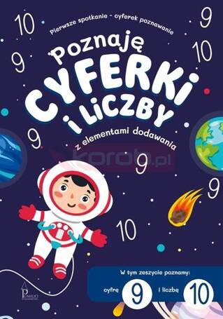 Poznaję cyferki i liczby 9,10 z el. dodawania