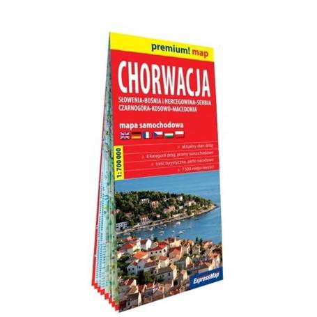 Premium!map Chorwacja, Słowenia, Bośnia..1:700 000