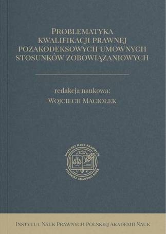 Problematyka kwalifikacji prawnej...