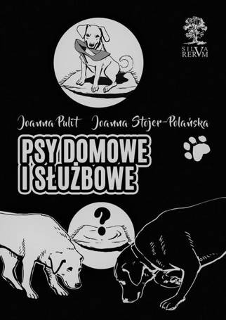 Psy domowe i służbowe w.czarno-biała