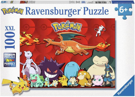 Puzzle 100 elementów XXL Pokemon 