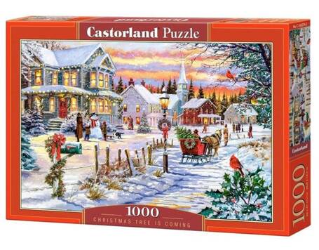 Puzzle 1000 Christmas Tree is Coming CASTOR