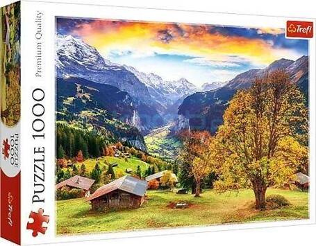 Puzzle 1000 Malownicza alpejska wioska TREFL