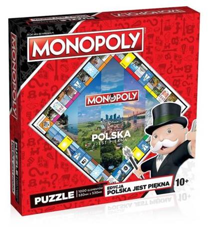 Puzzle 1000 Monopoly Board Polska jest piękna