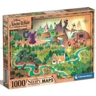 Puzzle 1000 Story Maps Śnieżka