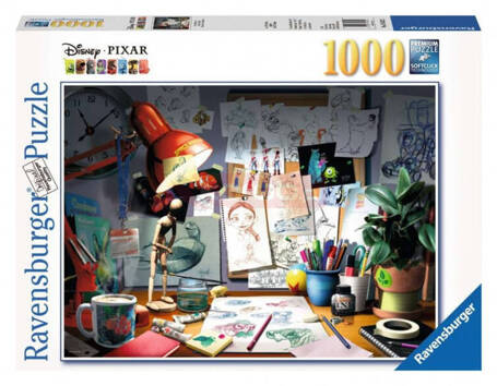 Puzzle 1000 elementów Biurko Artysty 