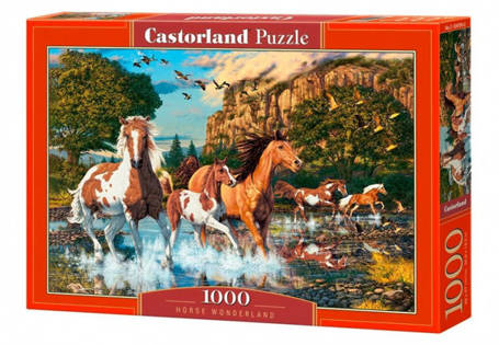 Puzzle 1000 elementów Konie 