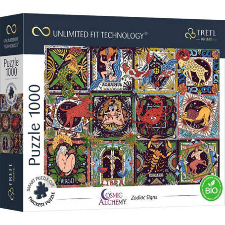 Puzzle 1000 elementów UFT Kosmos znaki zodiaku