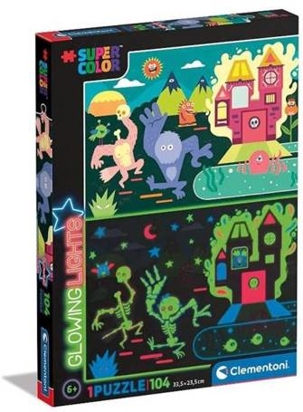 Puzzle 104 Super Color Glowing Monsters